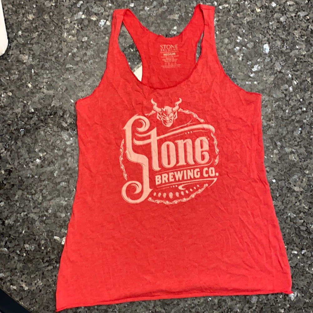 Red tank top